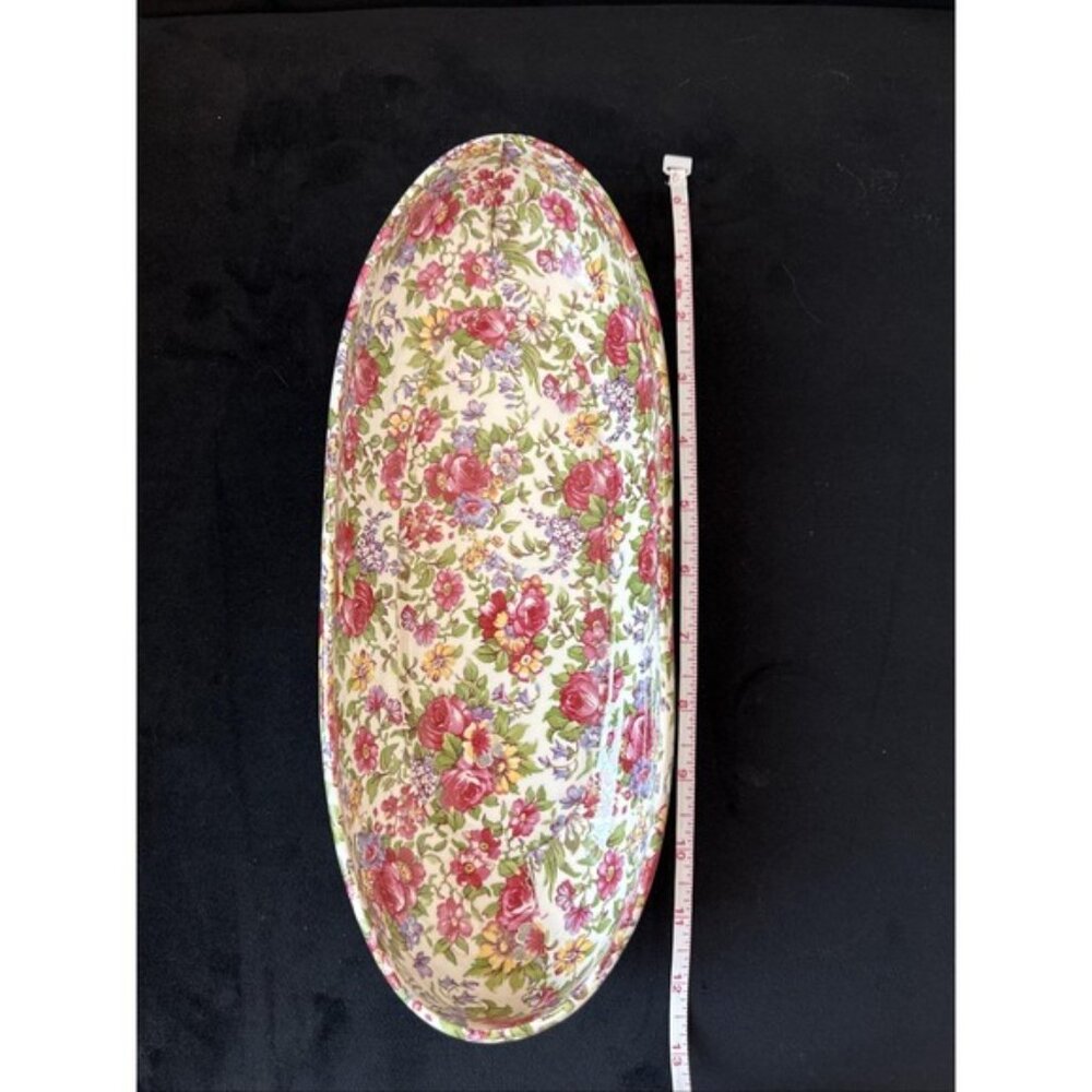 Royal Winton Grimwades Summertime Chintz Canoe Celery Olives Dish Bowl - Picture 2 of 6
